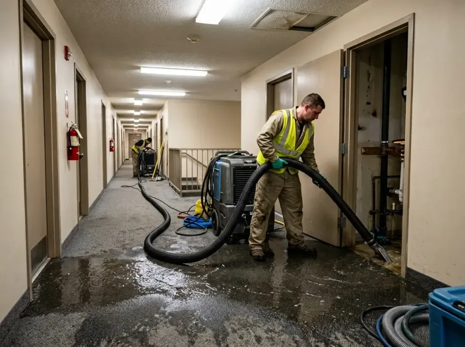 multi-unit-apartment-hallway-f-005 — frequently asked questions, Emergency Burst Pipe Water Extraction & Removal in Leonard,…